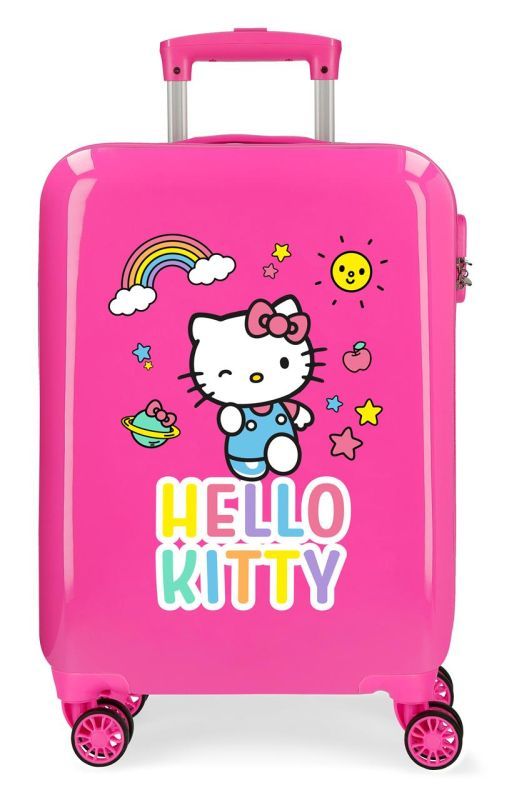 Cestovný kufor ABS Hello Kitty You are cute pink 55 cm