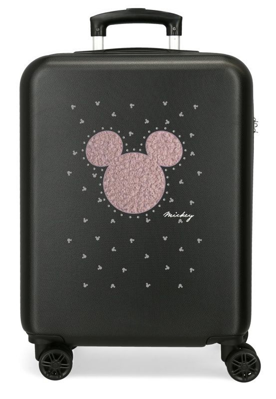 Cestovný kufor ABS Mickey black 55 cm