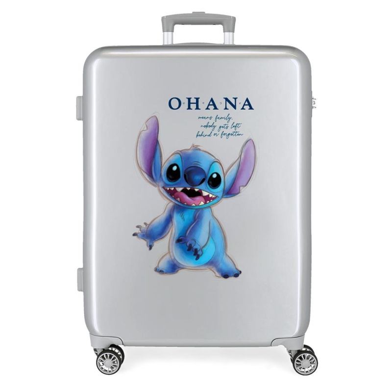 Cestovný kufor ABS Lilo and Stitch Ohana 70 cm