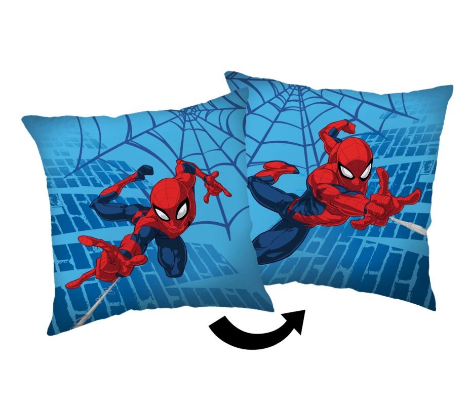 Mikroplyšový vankúšik Spiderman Blue 05 40/40