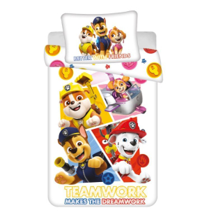 Obliečky do postieľky Paw Patrol PP498 baby 100/135, 40/60